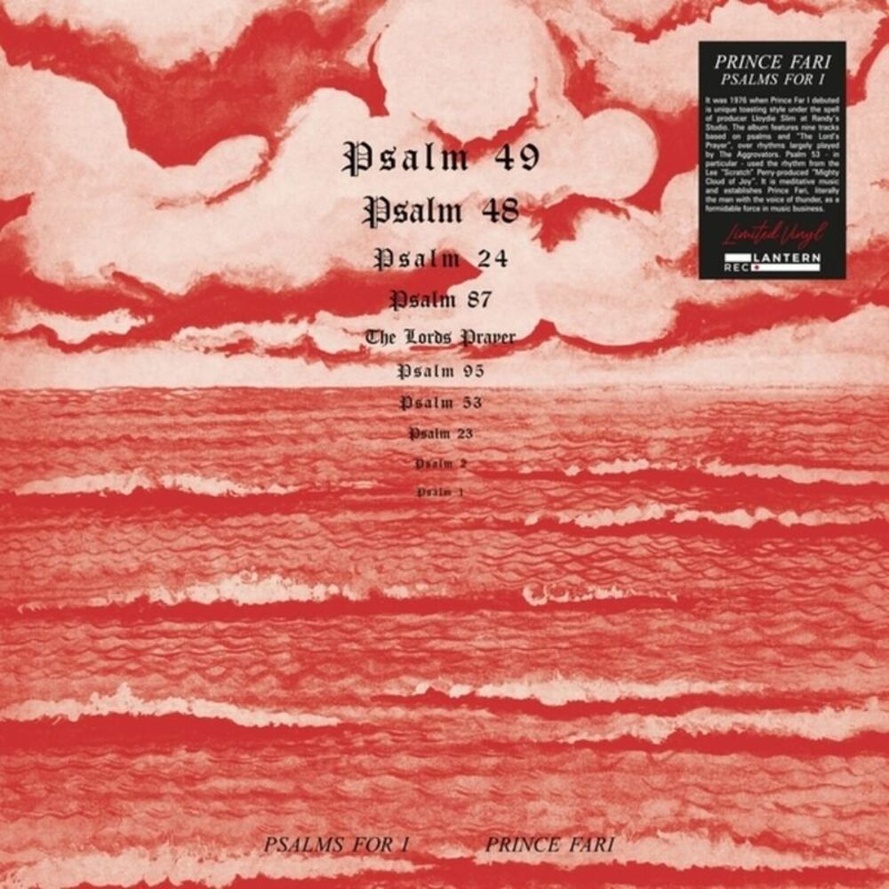 Prince Far I - Psalms For I  LP LP